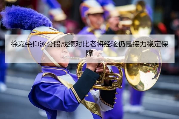 徐嘉余仰泳分段成绩对比老将经验仍是接力稳定保障